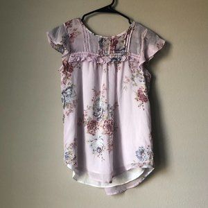 SOLD Loft Floral Blouse